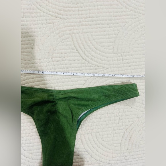 Green Zaful large cheeky thong bikini bottom - Picture 5 of 6
